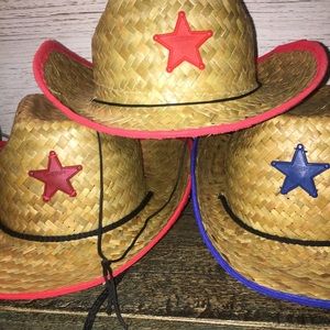 Birthday party cowboy sheriffs hat bandanna horse